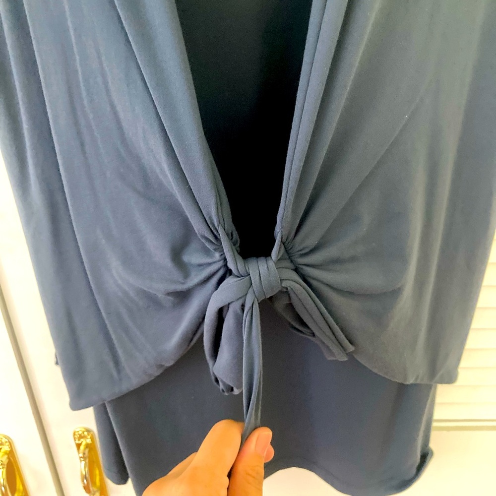 Susana Monaco front tie mini dress